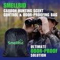 thumbnail image 2 of SMELLRID Reusable Carbon Hunting Scent Control Bag:  24" x 28" Bag Keeps Clothing & Gear Scent-Free, 2 of 6