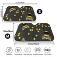 thumbnail image 3 of Uemuo Bumblebee Pattern Accordion Car Windshield Sun Shade, Foldable Reflective Sun Visor for Car, Reflector Windshield Sunshade-Small, 3 of 7