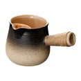 thumbnail image 3 of jifeng 760ml Ceramic Teapot Lightweight Tea Maker Kettle for Camping Kitchen Hiking Black, 3 of 9