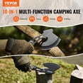 thumbnail image 2 of VEVOR Ensemble Couteau de Chasse et Hache Ensemble Combo Lame Fixe Fourreau Camping, 2 of 9