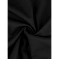 thumbnail image 5 of Unique Bargains Women's Maxi Bodycon Draped Front Ruched Cocktail Dress with Slit S Black, 5 of 6