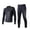 Dark Gray, variant on Mens Dive Suit Men's Print Black Stretch Surfing Swimming Snorkelling Sports Dive Suit Dark Gray L