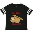thumbnail image 3 of Inktastic My Mimi Loves Me Sloth Boys or Girls Toddler T-Shirt, 3 of 5
