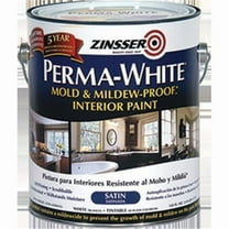 Zinsser Perma-White White-Tintable Satin Gallon Mildew Paint 3101
