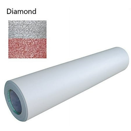 INTBUYING 25x1116inch Diamond Cold Laminating Film Self-Adhesive Lamination Vinyl Roll Laminating Roll Film for Photos and Pictures Laminating