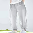 thumbnail image 5 of traylea Toddler Clothes Boys Girls Joggers Unisex Mesh Casual Sweat Pants Lightweight Elastic Waist Baggy Trousers, 5 of 5