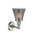 thumbnail image 2 of 203-SN-G63 Innovations Lighting Cone - 1 Light Wall Sconce In Industrial Style-10 Inches Tall and 6.25 Inches Wide-Brushed Satin Nickel Finish-Light, 2 of 4