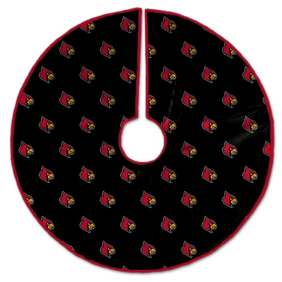 Louisville Cardinals Microplush Christmas Tree Skirt