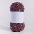 thumbnail image 1 of Namzi Hilo de mohair con puntos de colores de 100 g, hilo suave para tejer a mano, ganchillo, bufandas y chales, manualidades., 1 of 4