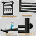 thumbnail image 5 of Heated Towel Rack Towel Heater Warmer w/ 10 Bar Stainless Steel Remote Control, 5 of 10