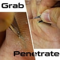 thumbnail image 2 of CPDD Tools | Splinter Tweezers | Tweeze Splinters Out Easily | Splinter Remover Kit | Splinter Removal Tweezers with Finely-Honed Tips | Fine Point Tweezers with Keychain (Blister pack in paper box), 2 of 7