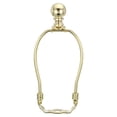 thumbnail image 1 of Kit de arpa de lámpara Uxcell de 5.47 pulgadas con soporte de pantalla de lámpara de tono dorado, 1 juego, 1 of 6