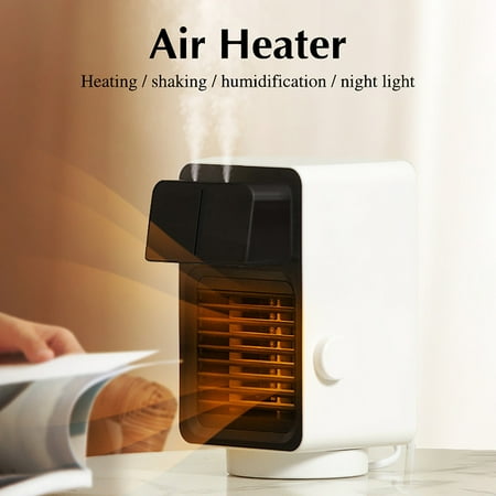 

Desktop Heating Winter Mini Heater Desktop Steerable Air Heater with Humidifier