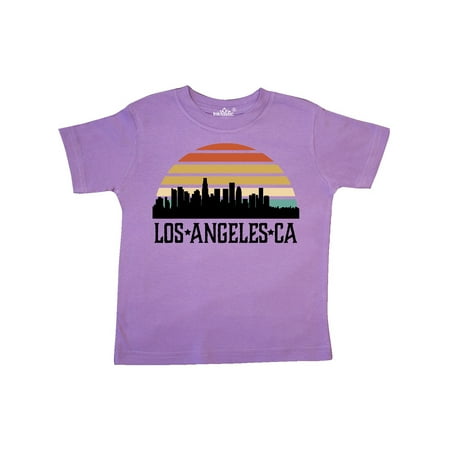 

Inktastic Los Angeles California Skyline Retro Gift Toddler Boy or Toddler Girl T-Shirt