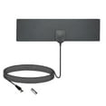 thumbnail image 1 of transemion Antenne HDTV Récepteur TV Intérieur 980 Miles Canal Local Freeview Antenne satellite Numérique Claire, 1 of 7