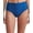 Blue, variant on DKNY Women's Blue Stretch Seaming At Front Lined Full Coverage High Waisted Swimsuit Bottom L