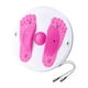 thumbnail image 5 of Ab abdominal del instructor de los equipos de la máquina del disco que tuerce la cintura que tuerce los tableros delgados Rosa con cuerdas Sharpla Giro de ejercicio, 5 of 8