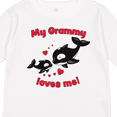 thumbnail image 4 of Inktastic My Grammy Loves Me Orca Family Boys or Girls Long Sleeve Toddler T-Shirt, 4 of 5