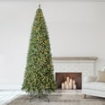 thumbnail image 2 of Home Heritage Albany Pine 12' Prelit Artificial Christmas Tree w/Pinecones, 2 of 8