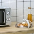 thumbnail image 1 of Tapa antisalpicaduras para microondas | Tapa protectora contra grasa y vapor | Plástico sin BPA | Adaptable a la mayoría de hornos microondas | Protector de alimentos fácil de limpiar | 1 pieza, 1 of 9