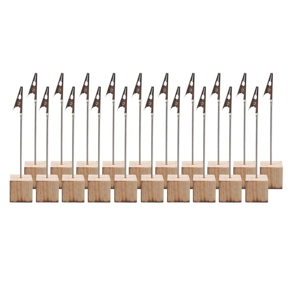 20 PCS Photo Holder Photo Display Stands Mini Holders Table Number Stand Menu Clips Paper Clips Table Holder