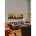 thumbnail image 3 of Parvez Taj Pine Tree Sunset Pinewood Wall Art, 10" x 30", 3 of 7