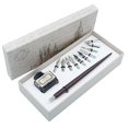 thumbnail image 1 of hhhouu Calligraphy Set for Beginners Quill Pen and Ink Set Fancy Pens with Black Ink and 11 Nibs for Lettering,Drawing, Journaling, Signing, Invitation HO-Q-301, 1 of 4