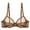 Brown, variant on Sexy Sheer See Through Bras Unlined Underwire Lace Mesh Non Padded Plus Sizes Bralette 34C, Black