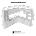 thumbnail image 2 of Cocina Integral Completa Armario de Vidrio Madesa Stella BM1, 2 of 3