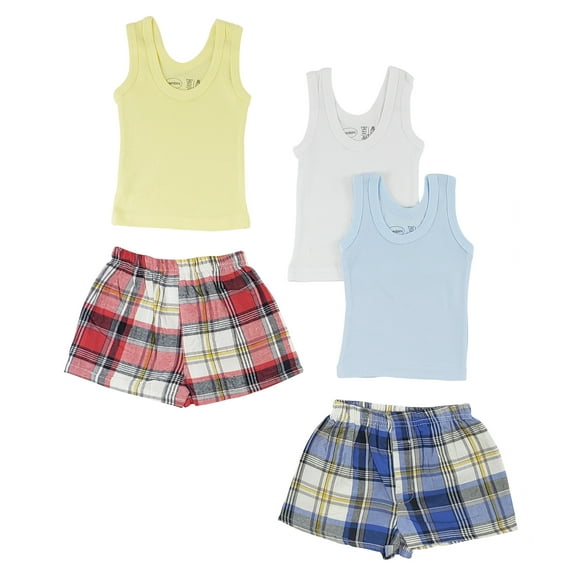 Boys Tank Tops and Boxer Shorts