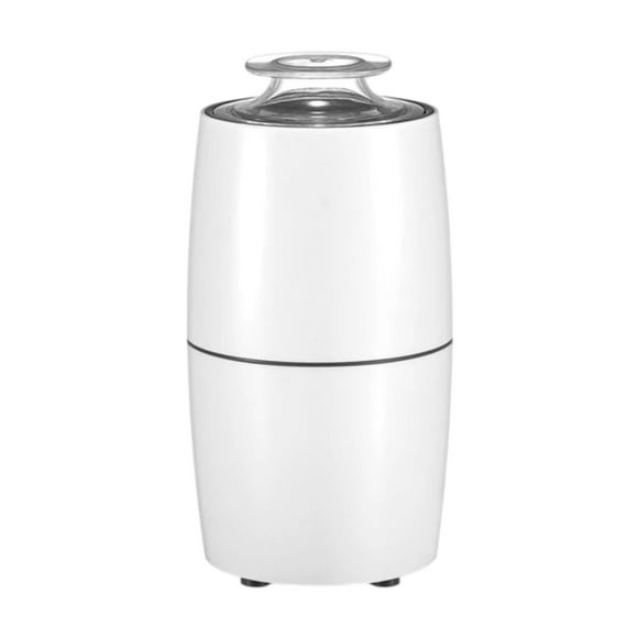 Molinillo de café eléctrico, molinillo de granos, procesador de alimentos, molinillo de granos para cocina, hogar, granos, arroces, Blanco