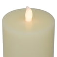 thumbnail image 6 of Set of 3 Flameless Ivory Flickering LED Christmas Wax Pillar Candles 8", 6 of 7