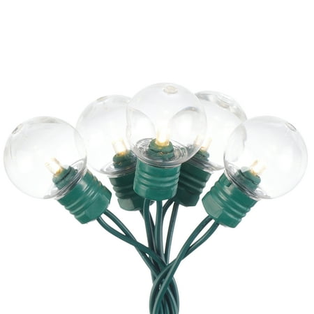 100ct LED Smooth Mini Christmas String Lights Warm White Twinkling with Green Wire - Wondershop™: Indoor/Outdoor, UL Listed, PVC Cable