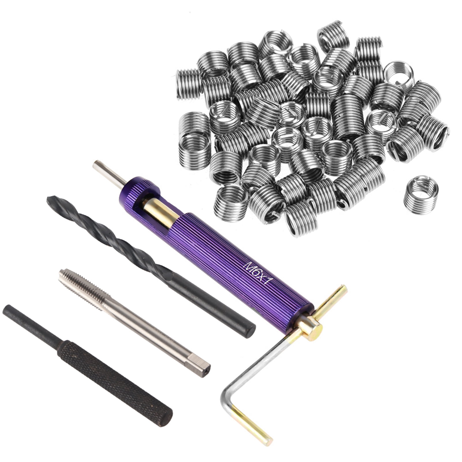 M6 Thread Repair Kit, High Hardness Resist Corrosion Durability Wire