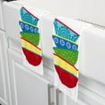 thumbnail image 5 of T-fal Pigment Print Dual Woven Kitchen Towels, Two Pack, Dish Stack, 5 of 7