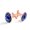 Color 1, variant on Men's Classic Stainless Steel, Blue Anchor Compass Pattern Cufflinks Business Wedding Shirts, Rose Gold