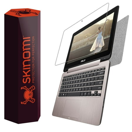 - Skinomi Brushed Aluminum Skin & Screen Protector Transformer Book Flip TP200SA