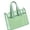 Green, variant on Clear PVC Document Carrying Case Water Resistant Portable File Organiser Bag For Office Professional Teachers Students