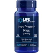 Life Extension Iron Protein Plus 15 mg 100 Veg Caps