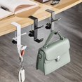 thumbnail image 2 of Desk Edge Hook for Gaming Headset and Backpack, Adjustable Punch-Free, 1-Piece, 2 of 7