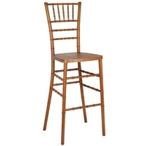 Chestnut WoodGrain™ Resin Chiavari Barstool by Chivari