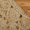 thumbnail image 4 of LR Resources NATUR50134NAT40RD Tapis Rond en Jute Naturel de 4 Pieds&44; Naturel, 4 of 6