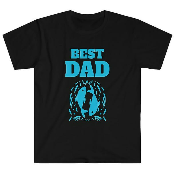 Fire Fit Designs Fishing Shirts For Men Father's Day Dad Shirt Fishing Dad Shirt Fathers Day Gifts Blue L