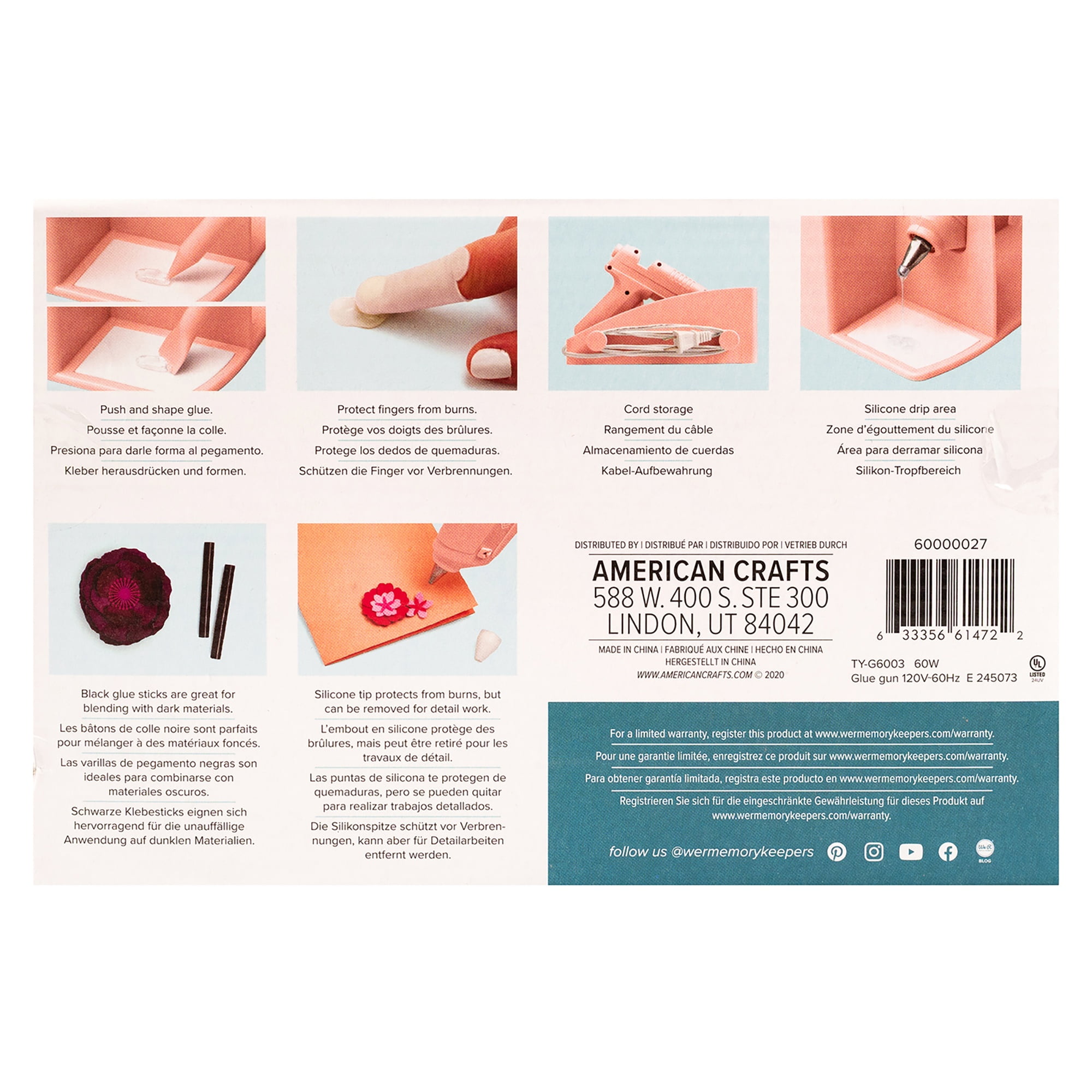 We R Glue Gun Kit-Pink