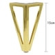 thumbnail image 3 of Elegantes detalles para muebles, patas de repuesto resistentes para sofás y gabinetes, juego de 4 patas de metal dorado para muebles, sólidas y duraderas con almohadillas antideslizantes, adecuadas, 3 of 5