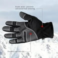 thumbnail image 4 of Waterproof Winter Gloves for Men & Women Winter Warm Gloves Finger Touch Screen Gloves Breathable Thermal Gloves for Cycling and Outdoor Work, 4 of 8