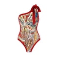 thumbnail image 3 of Womens Halter Split Three-Piece Printed Sexy Swimsuit, 3 of 4