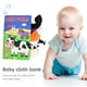 thumbnail image 5 of Libro de tela de dibujos animados Animal Tails Baby Bath Book para niños y niñas (Granja), 5 of 7