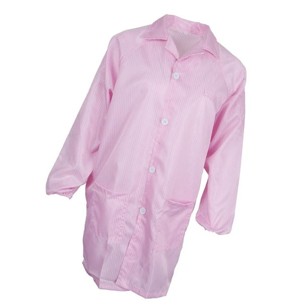 Traje Antiestático Abrigo Protector A Prueba De Polvo Ropa De Laboratorio Rosa Rosado Sharpla Traje de laboratorio antiestático