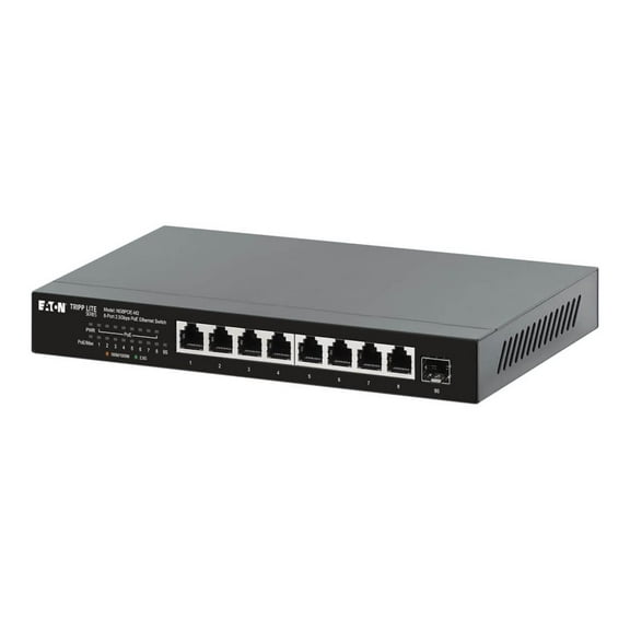 Eaton Tripp Lite Series 8-Port 2.5 Gbps Desktop Gigabit Ethernet Unmanaged Switch with PoE  Pass-Through, 100W, Metal Enclosure, TAA - 6 Ports - 2.5 Gigabit Ethernet, 10 Gigabit Ethernet - 2.5GBase...